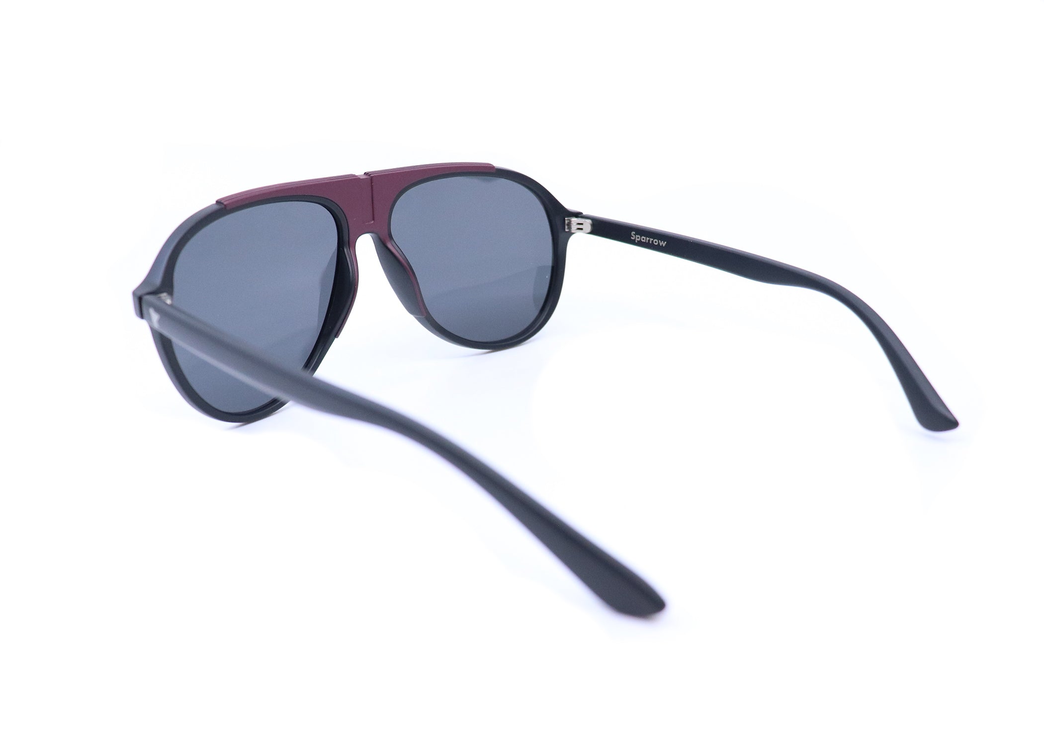The Black & Crimson Icons Sports Sunglasses